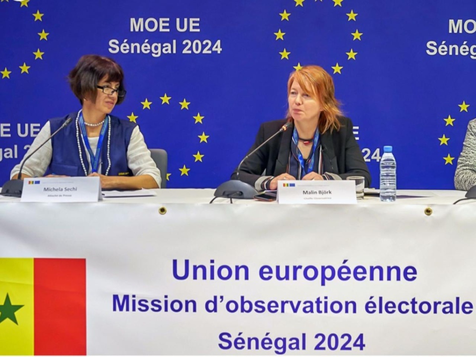 DÉROULEMENT DE L’ÉLECTION PRÉSIDENTIELLE SÉNÉGALAISE : La Mission d'observation de l’Union Européenne dévoile son bilan DÉROULEMENT DE L’ÉLECTION PRÉSIDENTIELLE SÉNÉGALAISE : La Mission d'observation de l’Union Européenne dévoile son bilan