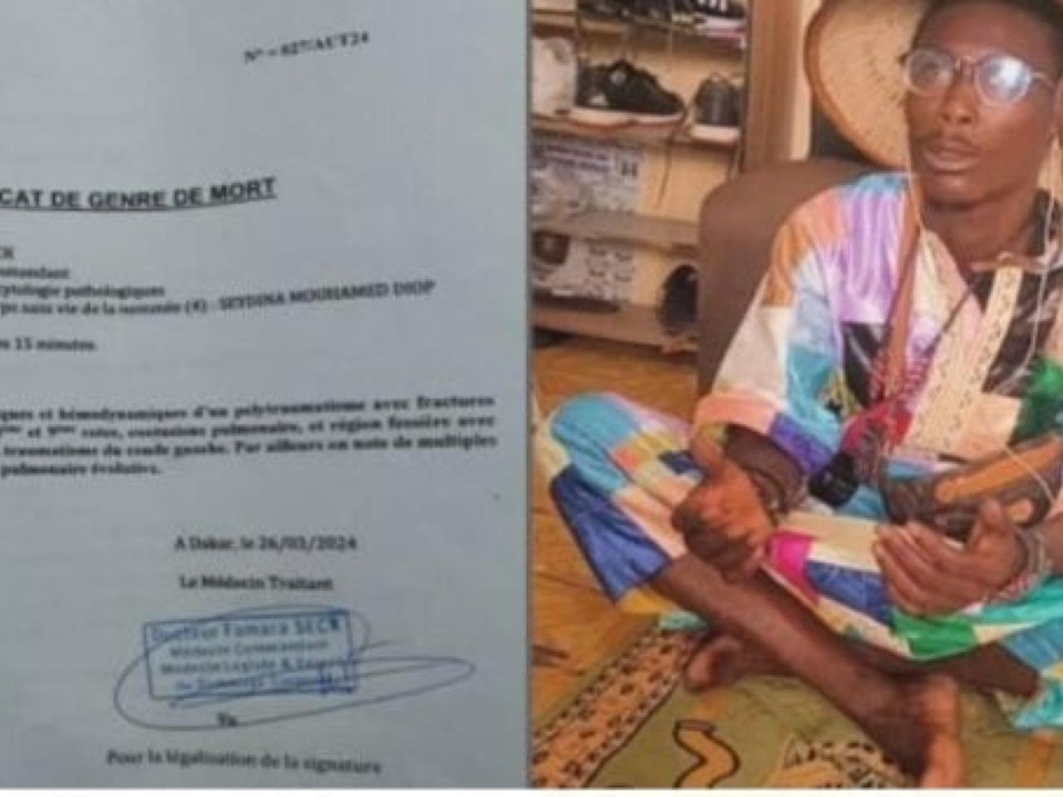 DÉCÈS DE SEYDINA MOUHAMED DIOP À PIKINE : La police nationale apporte des éclairages et révèle les circonstances de la mort du jeune homme DÉCÈS DE SEYDINA MOUHAMED DIOP À PIKINE : La police nationale apporte des éclairages et révèle les circonstances de la mort du jeune homme