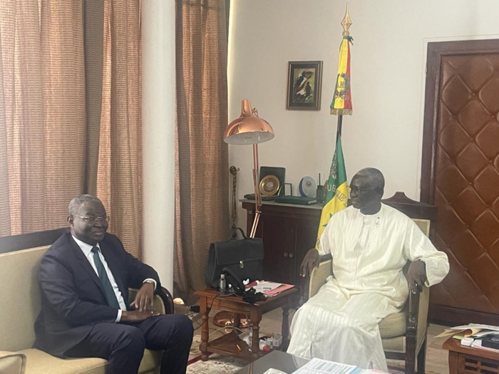 Audience avec le Président de la commission de l'Uemoa : Amadou Mame Diop salue les mesures prises pour maintenir la solidarité entre États membres