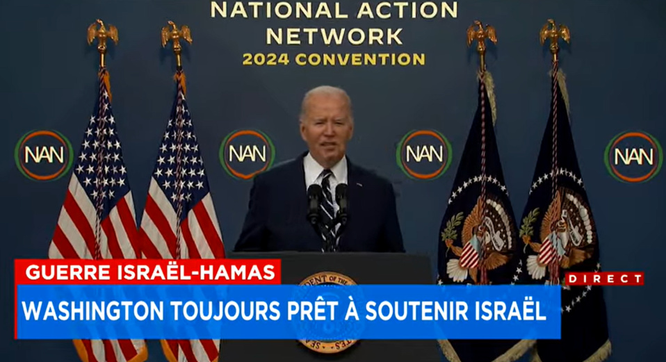 Attaque de l’Iran contre Israël : Biden assure l'État hébreu de son soutien "inébranlable"