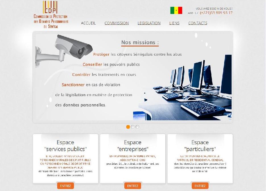 Données personnelles dans le cadre de la protection des informations nominatives au Sénégal.