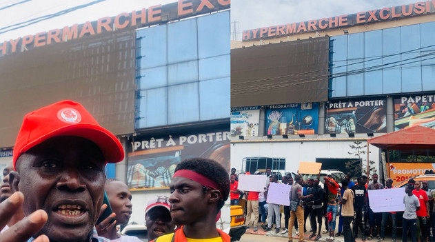 CESSATION DE TRAVAIL A L’HYPERMARCHE EXCLUSIVE : Le collectif des agents exige la réintégration de leurs camarades licenciés