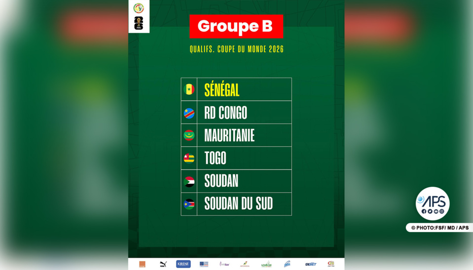 GROUPE B DES ÉLIMINATOIRES DE LA COUPE DU MONDE 2026 : La RDC bat le Togo et conserve sa 3e place GROUPE B DES ÉLIMINATOIRES DE LA COUPE DU MONDE 2026 : La RDC bat le Togo et conserve sa 3e place