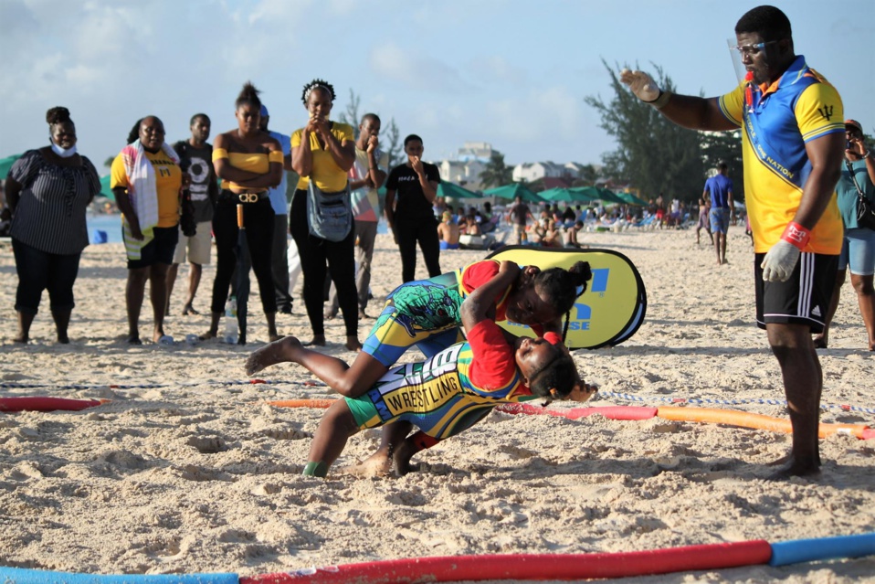 L'arène nationale accueille le championnat d'Afrique de Beach-Wrestling du 22 au 23 juin L'arène nationale accueille le championnat d'Afrique de Beach-Wrestling du 22 au 23 juin