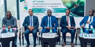ALIOUNE DIONE LORS DE LA 29e SESSION DU COMITE NATIONAL DE COORDINATION DES ACTIVITES DE MICROFINANCE « La microfinance est un des leviers sur lesquels compte s’appuyer le Président pour atteindre les objectifs de souveraineté économique et de dévelo
