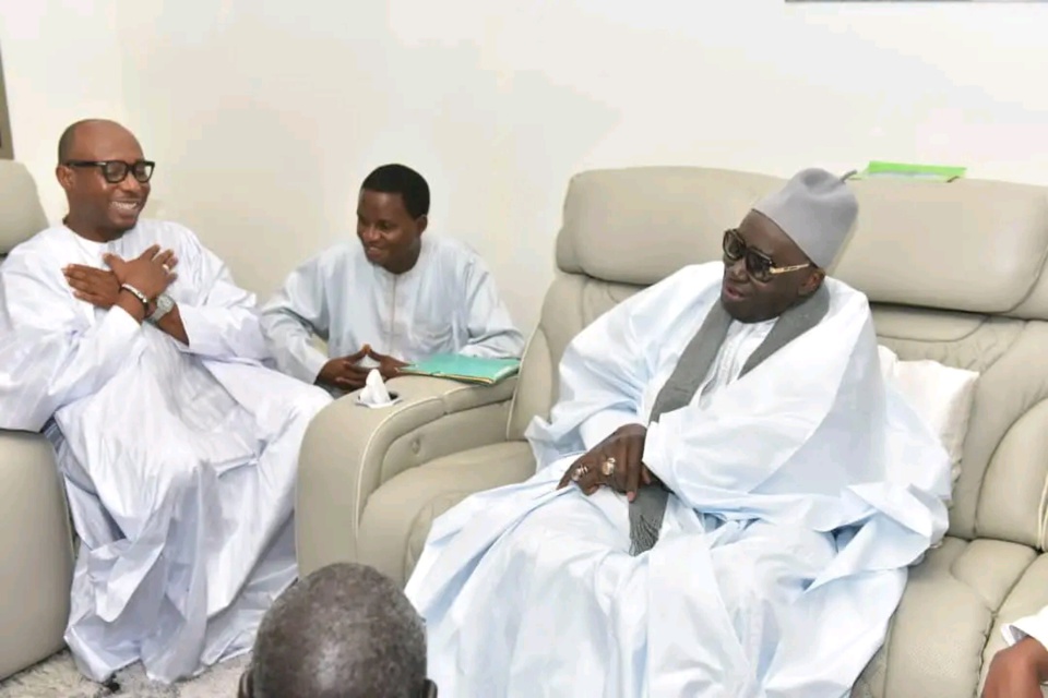 Magal de Touba : Barthélémy Dias reçu par Serigne Mountakha Magal de Touba : Barthélémy Dias reçu par Serigne Mountakha