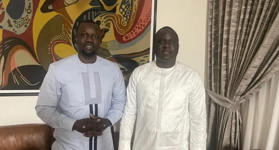 Dethie Fall reçu par Sonko Dethie Fall reçu par Sonko