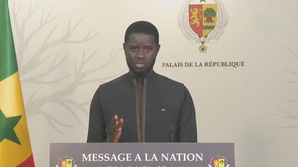 Diomaye se distingue par un message quelconque Diomaye se distingue par un message quelconque