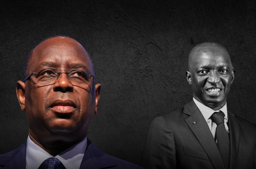 Macky à Paris auprès de la famille de Moustapha Ba