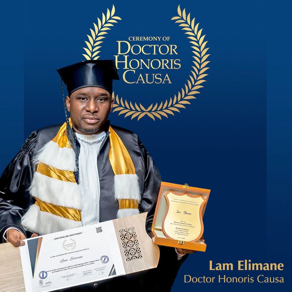 Elimane Lam élevé au rang de Docteur Honorus Causa Elimane Lam élevé au rang de Docteur Honorus Causa