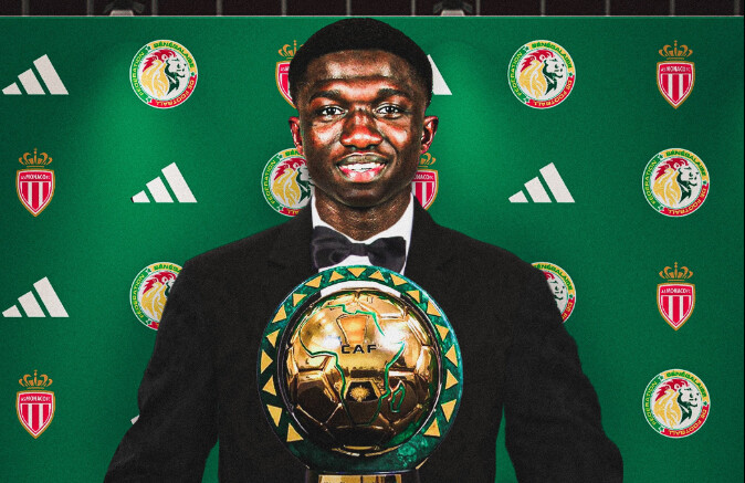 CAF AWARDS 2024 : Lamine Camara élu meilleur jeune joueur de l'année pour la deuxième fois consécutive