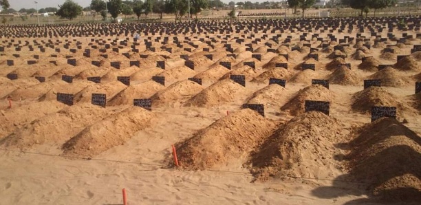 Les morts de Réfane enterrés à Touba, cimetière Bakhiya