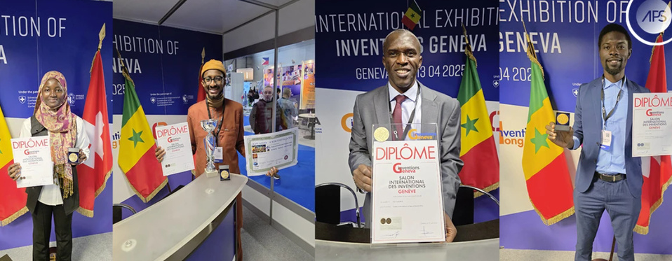 50ème SALON INTERNATIONAL DES INVENTIONS DE GENÈVE : Le Sénégal rentre avec 10 inventions primées en or, en argent et en bronze 50ème SALON INTERNATIONAL DES INVENTIONS DE GENÈVE : Le Sénégal rentre avec 10 inventions primées en or, en argent et en bronze