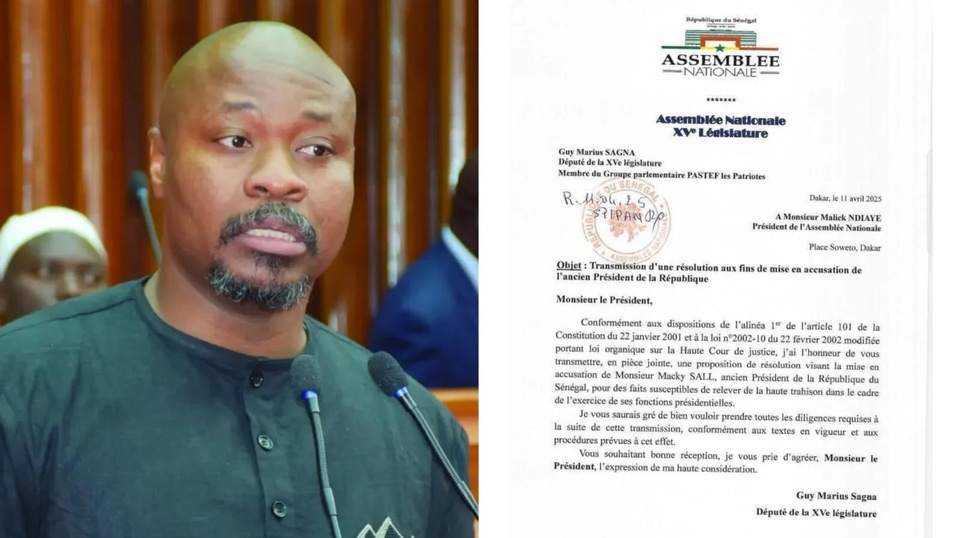 ASSEMBLÉE NATIONALE : Guy Marius Sagna demande la mise en accusation de Macky Sall pour haute trahison