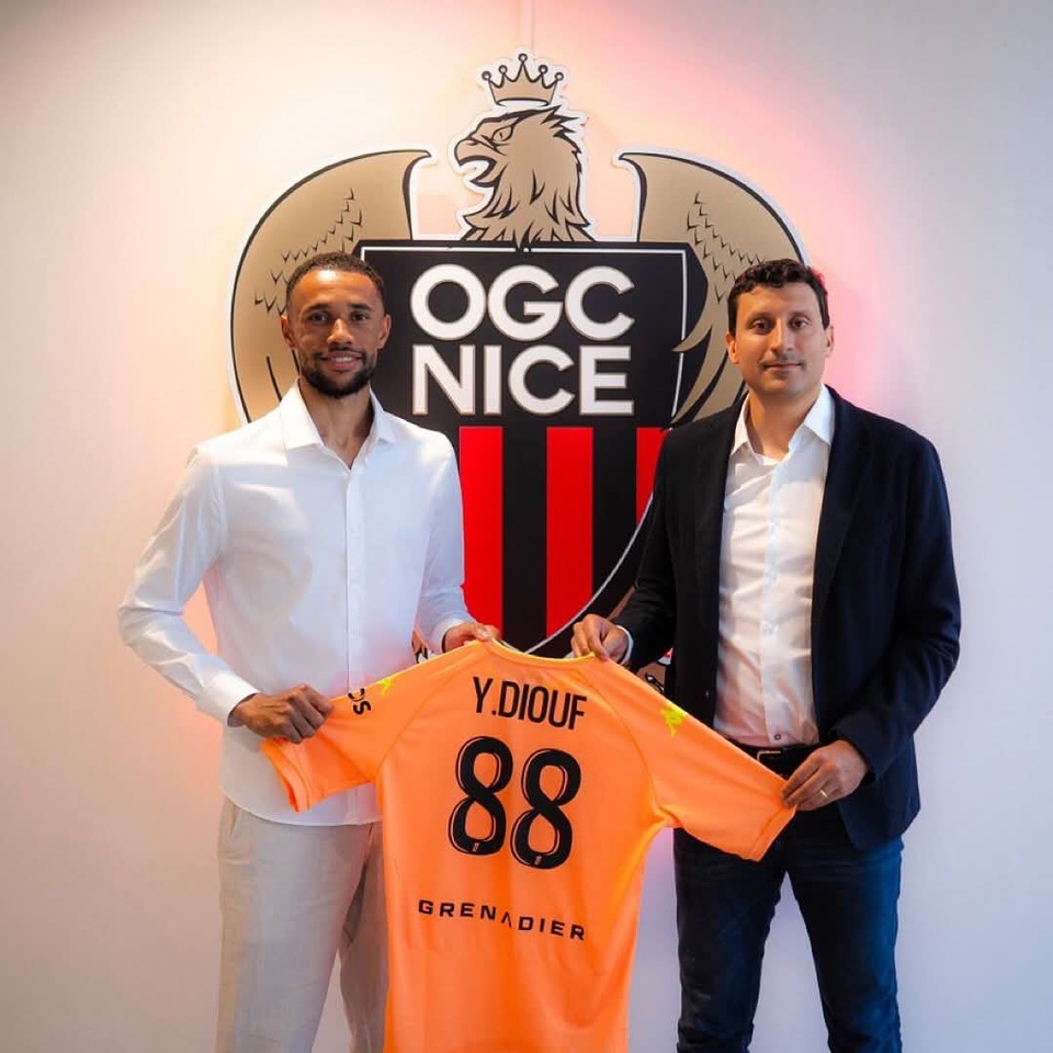 NICE ACCUEILLE YEHVANN DIOUF POUR 4,6 MILLIARDS FCFA "Ce club est un tremplin parfait" NICE ACCUEILLE YEHVANN DIOUF POUR 4,6 MILLIARDS FCFA "Ce club est un tremplin parfait"