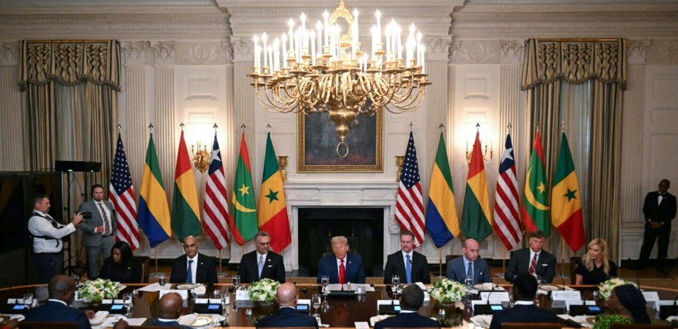 SOMMET USA-AFRIQUE À Washington, Diomaye Faye vante les talents de golfeur de Trump… et défend deux projets stratégiques SOMMET USA-AFRIQUE À Washington, Diomaye Faye vante les talents de golfeur de Trump… et défend deux projets stratégiques