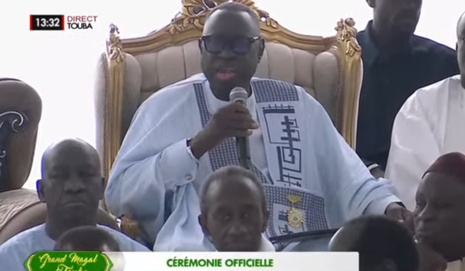 CEREMONIE OFFICIELLE DU GRAND MAGAL DE TOUBA : Jean Baptiste Tine réaffirme l’engagement de l’Etat à régler le problème d’eau potable et les inondations à Touba CEREMONIE OFFICIELLE DU GRAND MAGAL DE TOUBA : Jean Baptiste Tine réaffirme l’engagement de l’Etat à régler le problème d’eau potable et les inondations à Touba