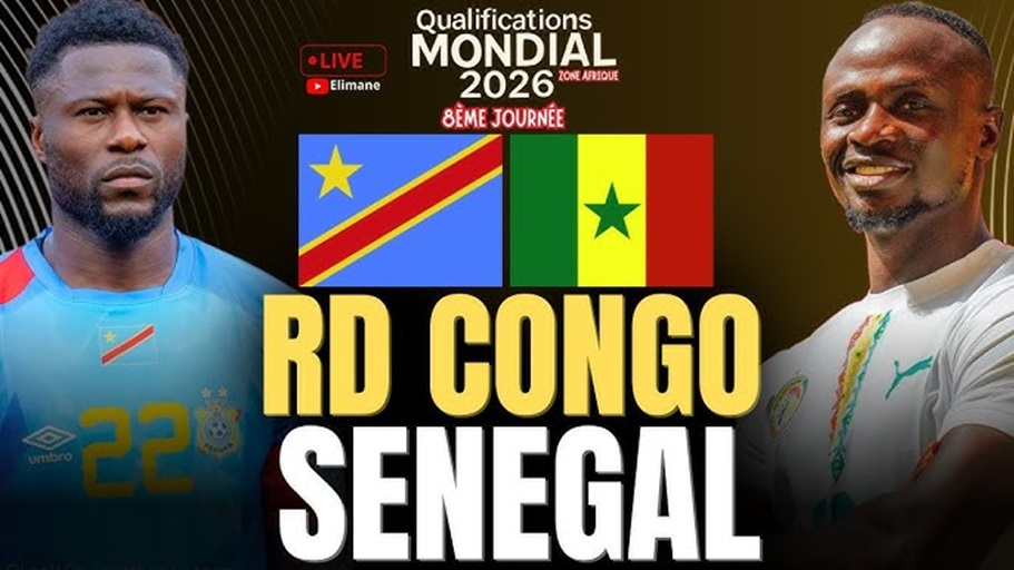ELIMINATOIRES MONDIAL 2026 : RD CONGO-SÉNÉGAL CE MARDI 9 SEPTEMBRE 2025 A 16H GMT : Les Lions en mission commando à Kinshasa