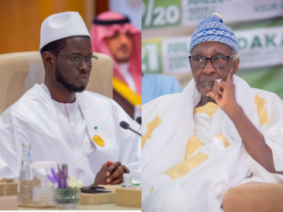 Diomaye aussi a également réagi au rappel à Dieu du Khalife de Darou Khoudoss Diomaye aussi a également réagi au rappel à Dieu du Khalife de Darou Khoudoss