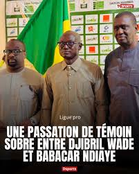 CHANGEMENT A LA TETE DE LA LIGUE PRO : Djibril Wade passe le témoin à Babacar Ndiaye