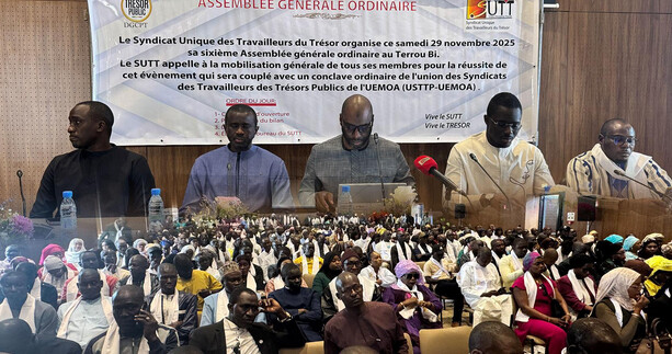 Dioumourou Dia rempile à la tête du syndicat du trésor d’une tête