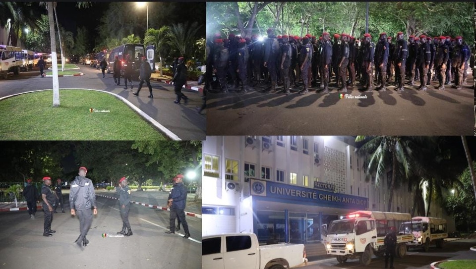 Levée de son dispositif à l'Ucad : la police confirme et explique Levée de son dispositif à l'Ucad : la police confirme et explique