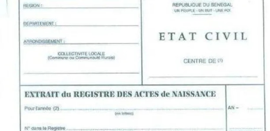 FAUX ACTES D’ÉTAT CIVIL : Un réseau de fabrication de documents frauduleux démantelé entre Rosso, Kaolack et Saint-Louis