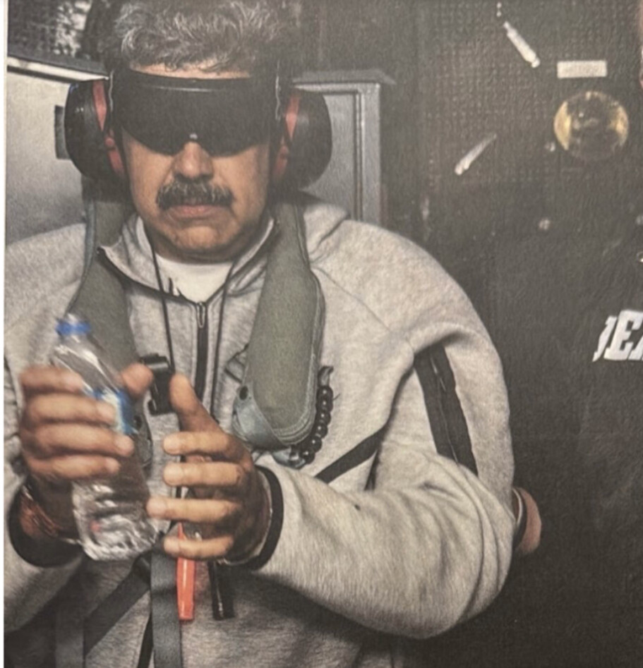 Vénézuela : Trump fait fuiter la photo de l’exfiltration du Président Maduro (image)