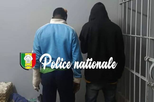 Deux individus arrêtés par la police de Guinaw Rails