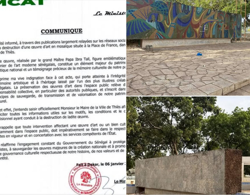 La mairie réagit : «La fresque fait l’objet d’une opération de réhabilitation soigneusement encadrée»