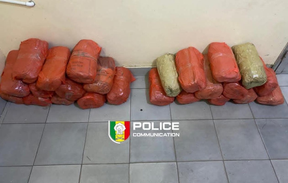 Saisie de 24 kg de chanvre indien à Sirmang, région de Fatick par la Brs Saisie de 24 kg de chanvre indien à Sirmang, région de Fatick par la Brs