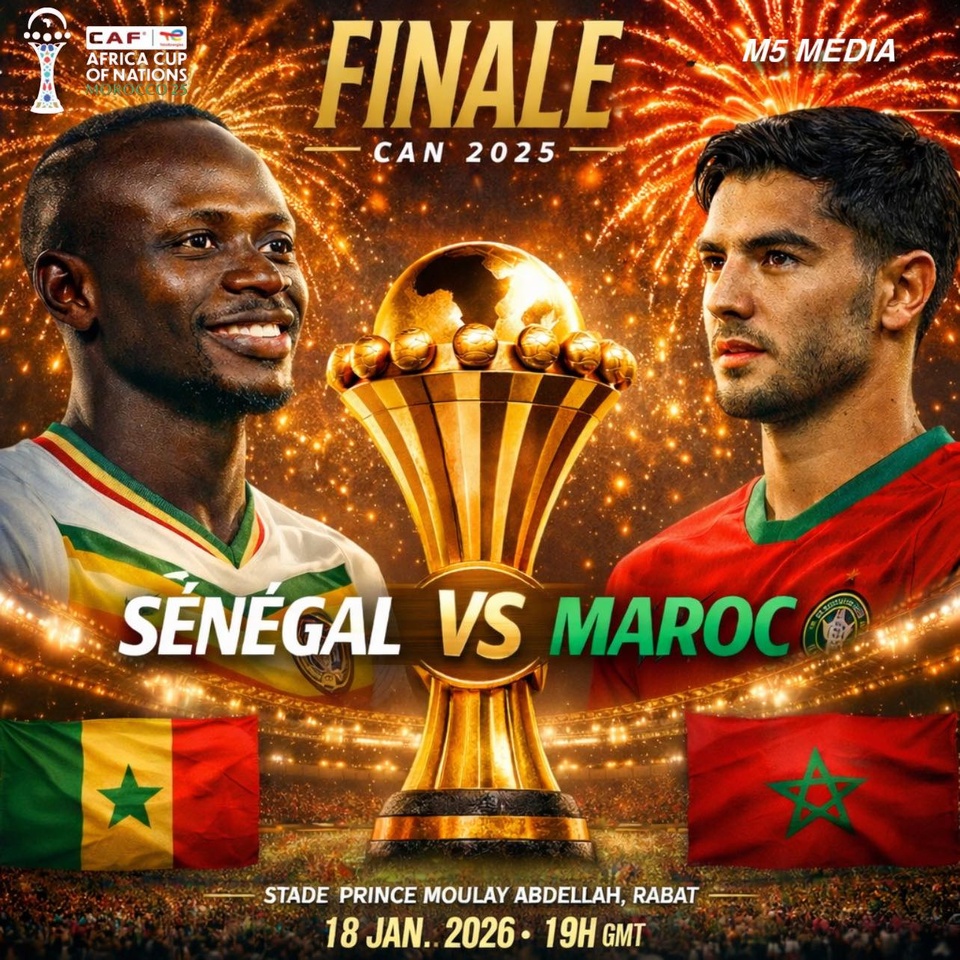 FINALE DE LA COUPE D’AFRIQUE DES NATIONS 2025 ENTRE LE MAROC ET LE SÉNÉGAL, CE DIMANCHE À 19H GMT : Prince Moulay Abdellah Stadium de Rabat, théâtre d’un choc royal entre Lions