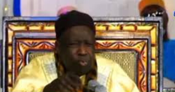 Serigne Mansour Sy Djamil prie pour la libération du maire de Louga, Moustapha Diop