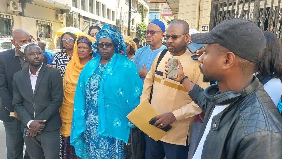 Madeleine Mendy, Responsable nationale des Femmes de la République des Valeurs, libre après son audition Madeleine Mendy, Responsable nationale des Femmes de la République des Valeurs, libre après son audition