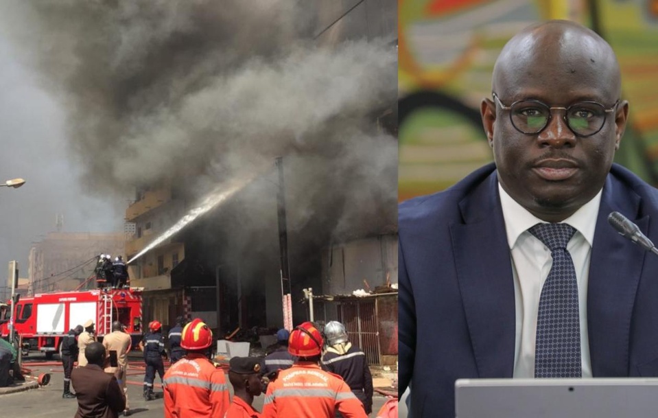 Incendie dans une partie des locaux du ministère des Finances et du Budget Incendie dans une partie des locaux du ministère des Finances et du Budget