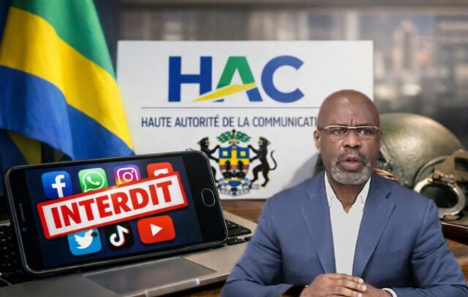 Suspension des réseaux sociaux au Gabon jusqu’à nouvel ordre pour « contenus inappropriés, diffamatoires, haineux, injurieux, portant atteinte à la dignité humaine, à la cohésion sociale, à la stabilité du pays » Suspension des réseaux sociaux au Gabon jusqu’à nouvel ordre pour « contenus inappropriés, diffamatoires, haineux, injurieux, portant atteinte à la dignité humaine, à la cohésion sociale, à la stabilité du pays »