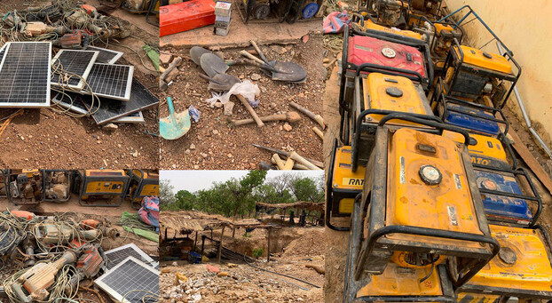 Exploitation illégale de l'or à Kédougou : 11 équipements saisis