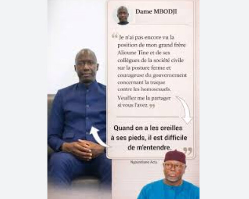 Alioune Tine "gifle" Dame Mbodj