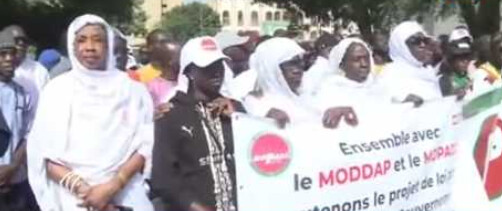 MARCHE DE SOUTIEN AU PROJET DE LOI CONTRE L’HOMOSEXUALITE : Le Moddap magnifie le courage et la constance de Ousmane Sonko et appelle tous les députés à voter la loi