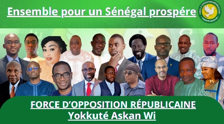 CANDIDATURE DE MACKY SALL AU SG DE L’ONU : La Coalition « Force d'opposition républicaine » interpelle le Président Bassirou Diomaye Faye