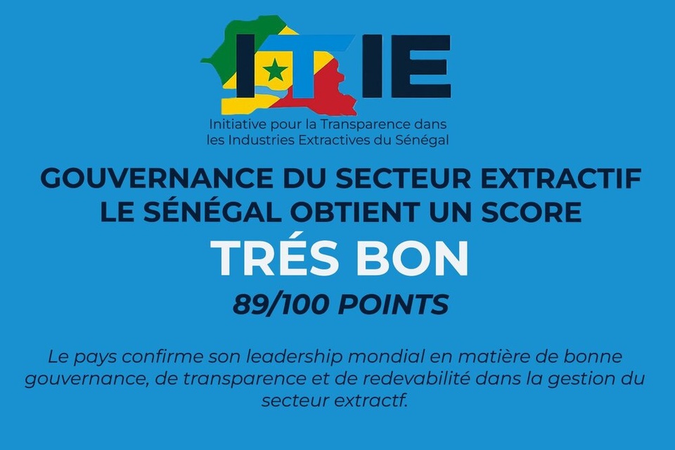 GOUVERNANCE DANS LE SECTEUR EXTRACTIF : Le Sénégal leader en matière de transparence et de redevabilité