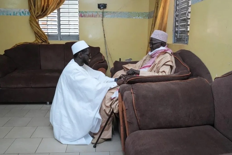 Diomaye chez lui à Ndiaganiao Diomaye chez lui à Ndiaganiao