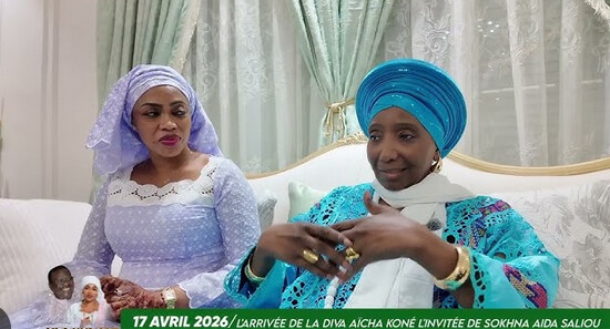 Aicha Koné au Sénégal sur invitation de Sokhna Aïda Saliou Thioune