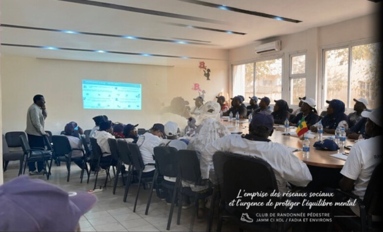 Emprise des réseaux sociaux et l’urgence de protéger l’équilibre mental : le club "Jamm Ci Xol" sensibilise les populations