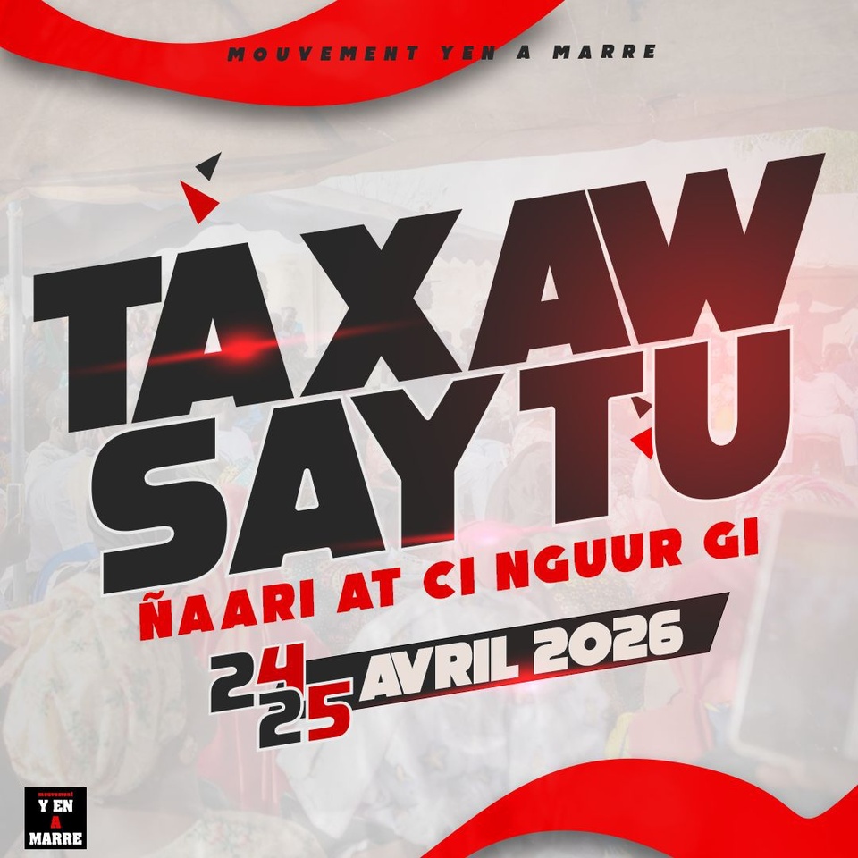 Taxaw Saytu du Mouvement citoyen Y en a marre :  Thiat prend la parole aujourd'hui