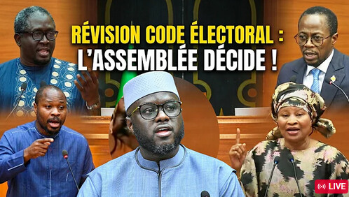 Révision Code Électoral: Suivez la Plénière à l'Assemblée Nationale