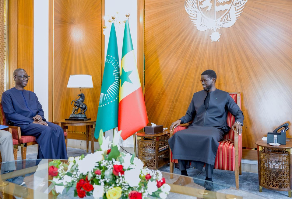 Diomaye reçoit Abdoulaye Dia de Senico Diomaye reçoit Abdoulaye Dia de Senico