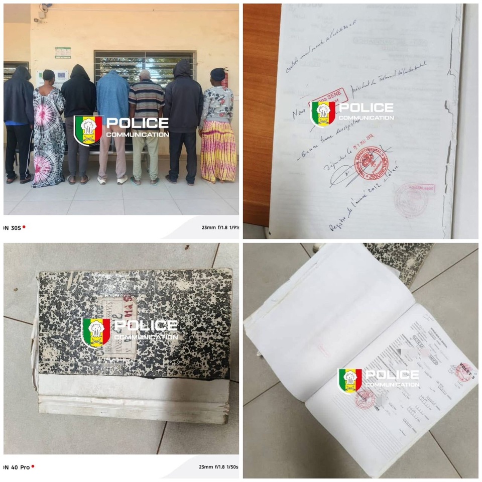 ZIGUINCHOR : Un vaste réseau de faux documents d’état civil démantelé par la Dnlt