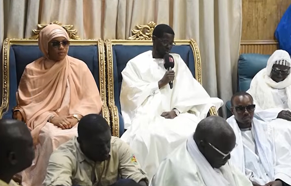 Cortège de Diomaye pour aller à Touba