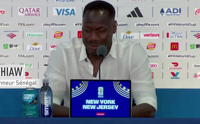 PAPE THIAW APRES FRANCE-SENEGAL : «Si on était plus efficace, on pouvait partir à la mi-temps avec un ou deux buts à zéro»